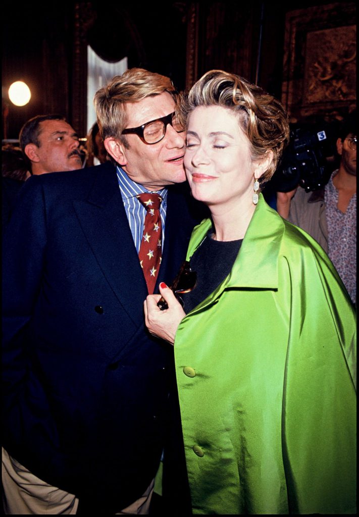 Catherine Deneuve și Yves Saint Laurent