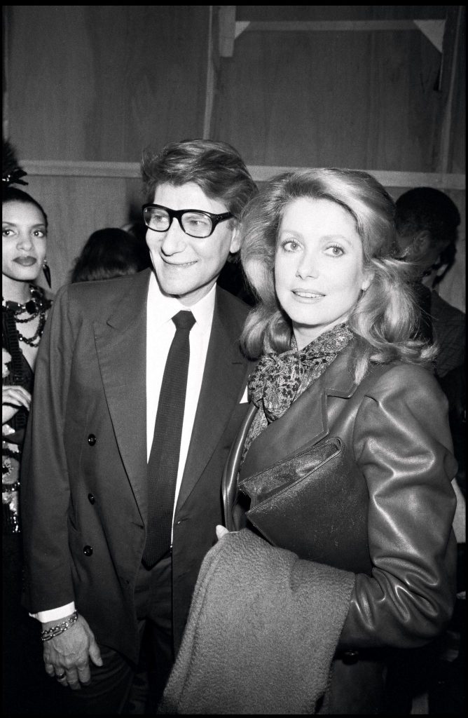 Catherine Deneuve și Yves Saint Laurent