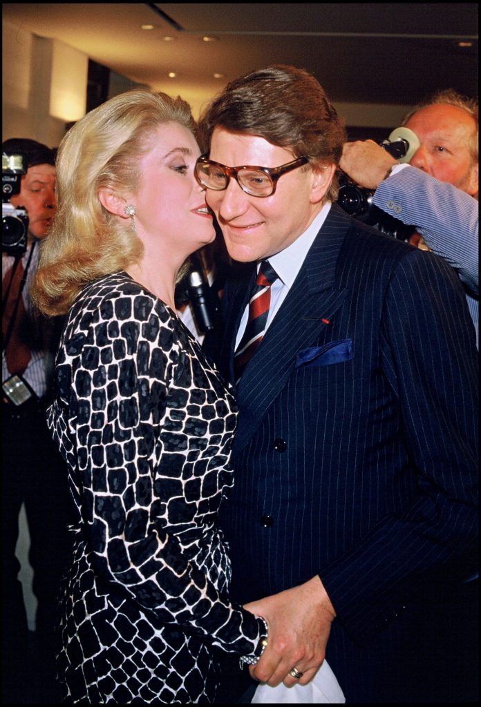 Catherine Deneuve și Yves Saint Laurent