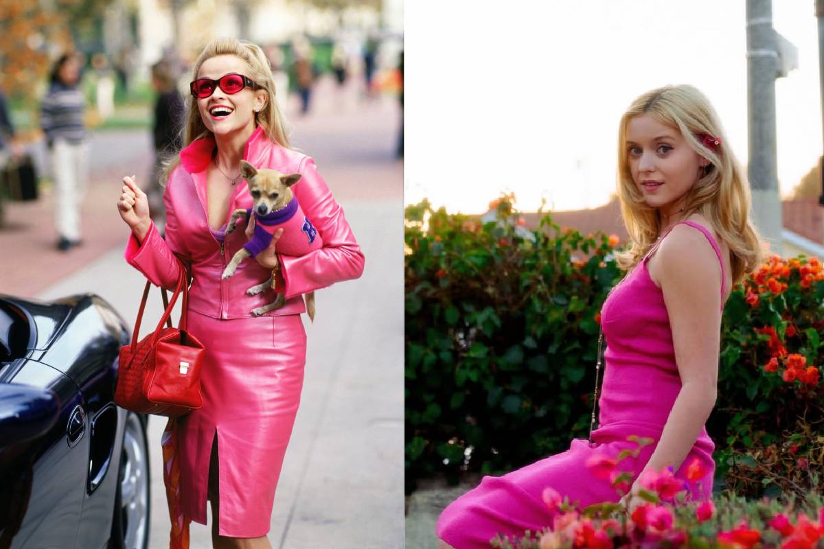 blonda de la drept elle