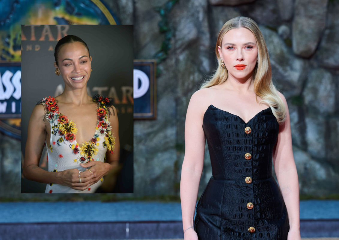 Zoe Saldaña Scarlett Johansson